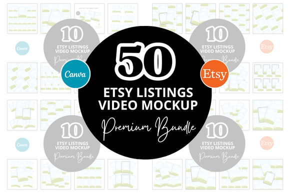 50 Jounal Etsy Listings Video Bundles: Your Design Toolkit