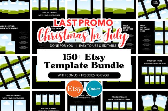 Black Friday Etsy Template Bundles: Your Shop's Visual Upgrade