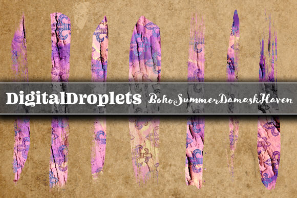 Boho Summer Damask Haven Brush Strokes: A Creative's Toolkit