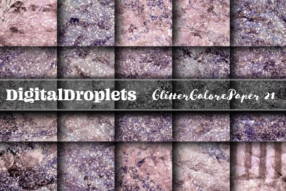 Glitter Galore Papers Vol. 1: A Textured Collection for Layered Design