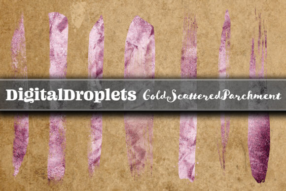 Gold Scattered Brush Strokes: A Premium Design Asset for Impact