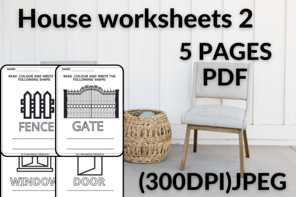 House Worksheets 2: Educational Fun for Kids