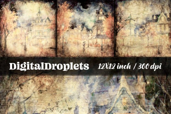 Town Scapes Vol.1: Vintage Paper Textures for Design
