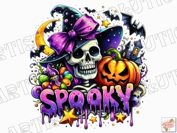 Unleash Spooky Creativity: The Halloween Witch Skeleton Font